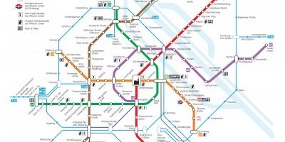 Беч Аустрија метро карта 