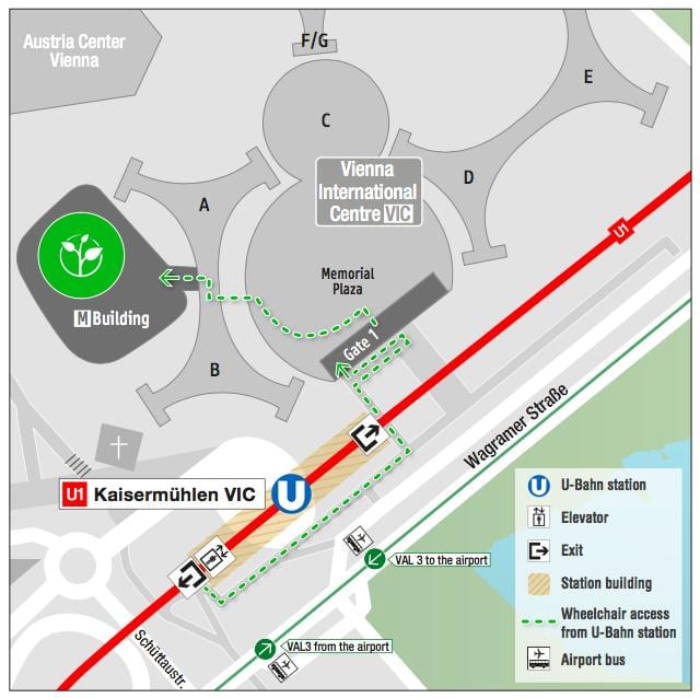 Карта бечком међународном центру