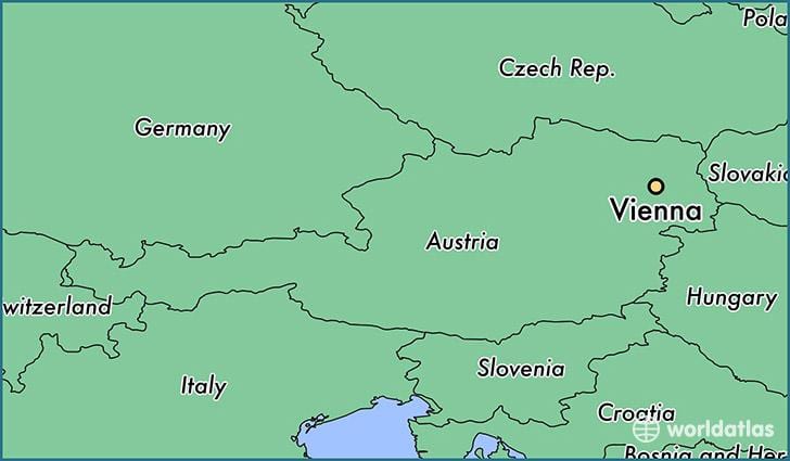Беч на мапи