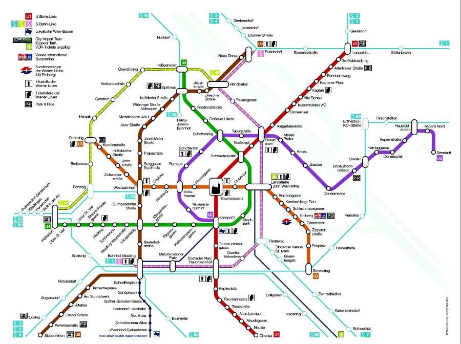 Беч метро карта
