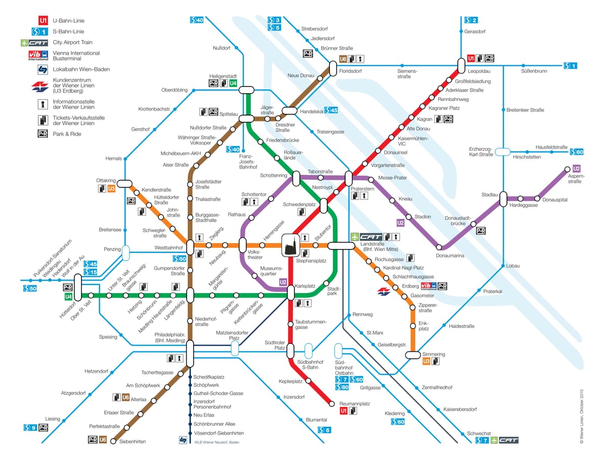 Беч метро карта 