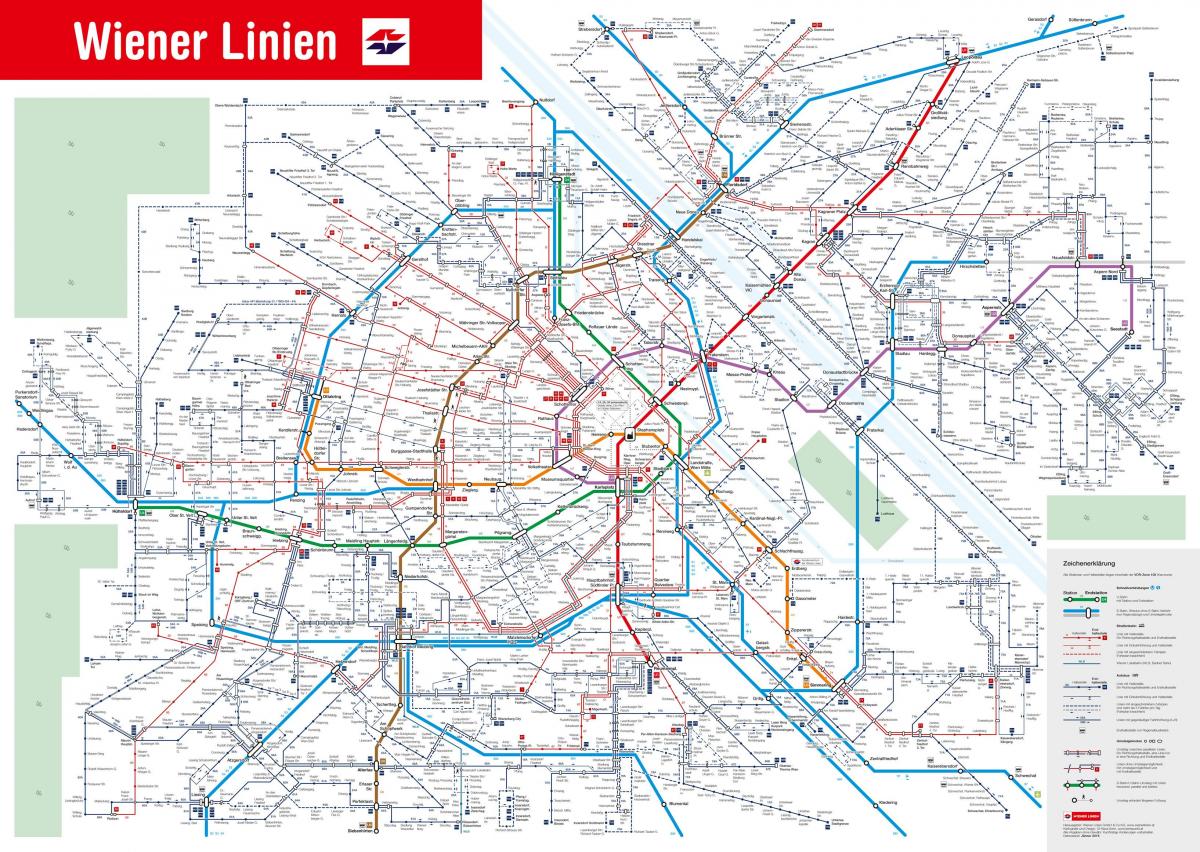 карта Вене јавни превоз