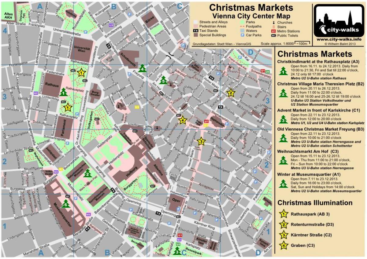 Карта Беч Божић тржиште