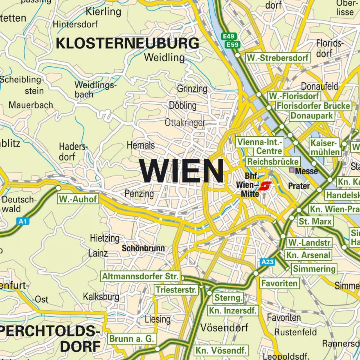 карта Вене