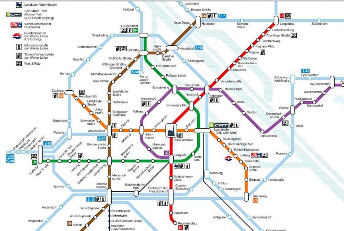 Беч метро карта 