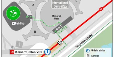 Карта бечком међународном центру