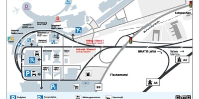 Карта Бечког аеродрома 
