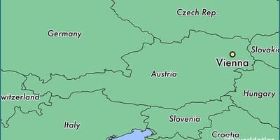 Беч на мапи
