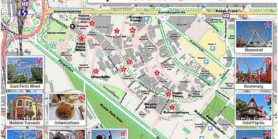 Карта Бечки парк и вози