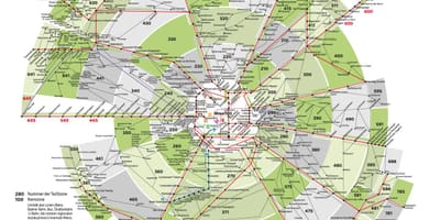 Карта Вене саобраћајних зона