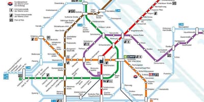 Беч метро карта 