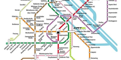 Мачка градске электричка аеродром Беч карта