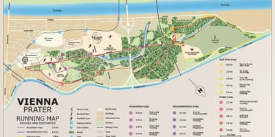 Пратер Беч карта