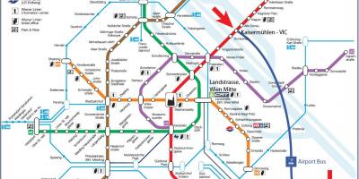 Карта метро Беч 